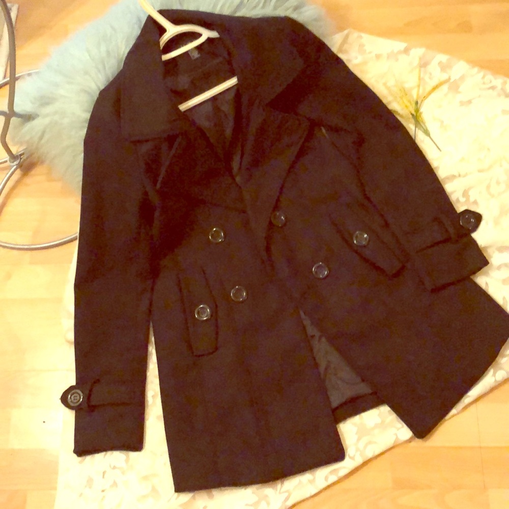 U2B - Black pea coat